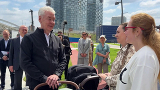 Сергей Собянин открыл новую набережную в Москве
