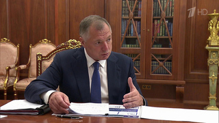 Владимир Путин в Кремле принял вице-премьера Марата Хуснуллина