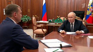 Владимир Путин принял с докладом губернатора Запорожской области Евгения Балицкого