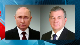 Владимир Путин поздравил президента Узбекистана Шавката Мирзиеева с днем рождения