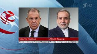 Сегодня вечером Сергею Лаврову позвонил глава МИД Ирана Аббас Аракчи