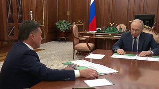 В Кремле состоялась встреча Владимира Путина с губернатором Московской области Андреем Воробьевым