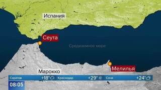 Власти Испании решили задействовать военных и-за прорыва мигрантов из Марокко