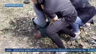 Задержание пытавшегося убить офицера Минобороны мужчины попало на видео