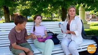Идем с детьми в парк, берем с собой перекус. Доброе утро. Фрагмент