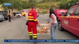 В Испании останки королей XI века спасли из монастыря, которому угрожал лесной пожар