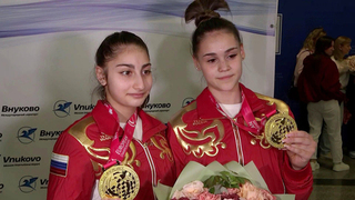 На Родину после заслуженного триумфа вернулась наша сборная по спортивной гимнастике
