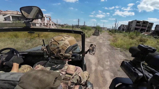 Дорога Краматорск-Соледар: в деле бойцы батальона «Волки»