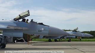 Российские войска получили новую партию истребителей Су-35С