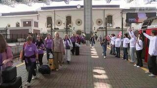 Волонтеры Всемирного фестиваля молодежи сегодня отправились в Екатеринбург