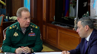 Директор Росгвардии Виктор Золотов встретился с губернатором Курской области Александром Хинштейном