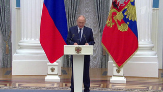 Владимир Путин вручил государственные награды работникам оборонно-промышленного комплекса