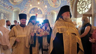 Ковчег с частицей мощей Дмитрия Донского доставили в Севастополь