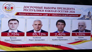 В Южной Осетии подводят итоги президентских выборов