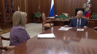 Владимир Путин принял в Кремле главу Центральной избирательной комиссии Эллу Памфилову