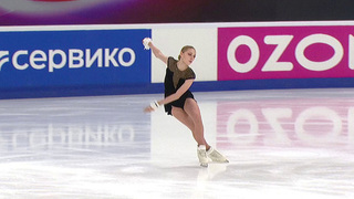 Фигуристка Плескачева выиграла короткую программу на этапе Гран-при РФ в Красноярске