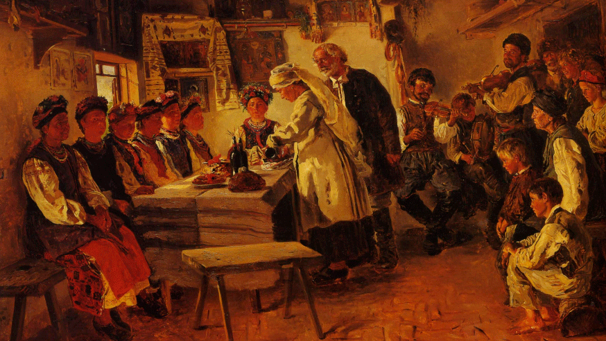 В.Е. Маковский. Девичник, 1882