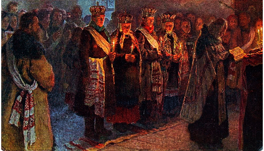 Н. П. Богданов-Бельский. «Венчание», 1904
