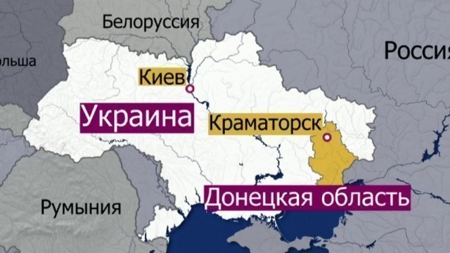 Карта краматорск украина на карте