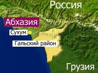 Карта гальский район абхазия