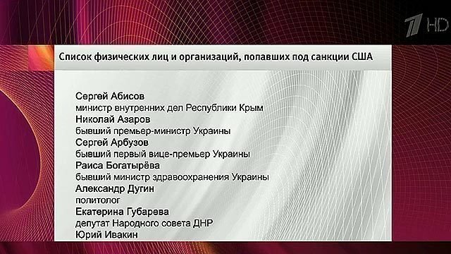 Список автомобилей под санкциями