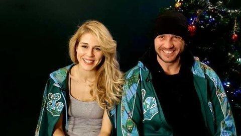 Маруся Зыкова и Роман Костомаров. Тренировка. Фрагмент выпуска от 29.12.2013