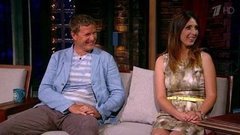 Теннисисты Евгений Кафельников и Анастасия Мыскина. Вечерний Ургант. Фрагмент выпуска от 09.06.2014