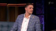 Баскетболист Тимофей Мозгов. Вечерний Ургант. Фрагмент выпуска от 21.09.2016