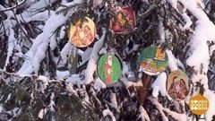 Новогодние подвески из компакт-дисков. Доброе утро. Фрагмент выпуска от 08.12.2016