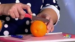 Как быстро почистить фрукты. Жить здорово! Фрагмент выпуска от 08.12.2016