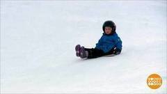 Катаемся с горки. Доброе утро. Фрагмент выпуска от 17.01.2017