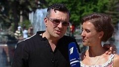 Ксения Алфeрова и Егор Бероев. Доброе утро. Фрагмент выпуска от 22.05.2015