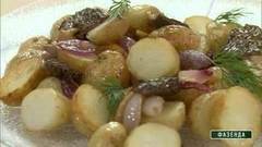 Молодая картошка со сморчками и луком. Фазенда. Фрагмент выпуска от 21.05.2017