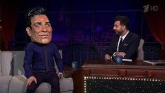 Британский певец Робби Уильямс. Вечерний Ургант. Фрагмент выпуска от 10.04.2015