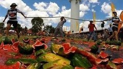 В мире. Арбузный фестиваль. Доброе утро. Фрагмент выпуска от 03.03.2015