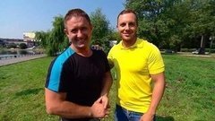 Дмитрий Талабуев и Тимур Соловьев — спина к спине. Доброе утро. Фрагмент выпуска от 13.08.2015