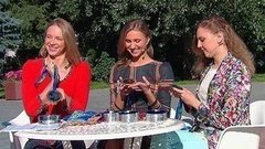 Светлана Колесниченко, Анжелика Тиманина и Михаела Каланча. Доброе утро. Фрагмент выпуска от 04.08.2015