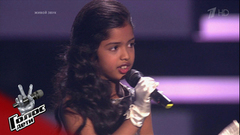 Лавалина Сандип Наир. «Oops!… I Did it Again». Голос.Дети-5. Слепое прослушивание. Фрагмент выпуска от 16.02.2018