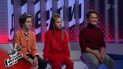 Ангелина Галецкая перед поединком с Робертом Касьяном и Антоном Мельниковым: «Я всегда иду вперед!». Голос.Дети-5. Фрагмент выпуска от 30.03.2018