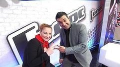 Оксана Петрова и Ачи Пурцеладзе. Интервью до и после Поединка. Голос-1