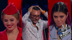 Дария Гроссман и Рита Крон. «Стюардесса по имени Жанна». Голос 7. Поединки. Фрагмент выпуска от 30.11.2018