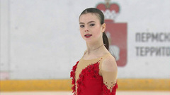 Анастасия Тараканова. Короткая программа. Девушки. Первенство России по фигурному катанию среди юниоров 2019