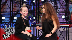 «Талисман Пушистик связан со мной космической силой». Юлия Карлина. Интервью после Слепого прослушивания. Голос.Дети-6