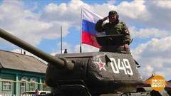 По главной улице — на танке! Доброе утро. Фрагмент выпуска от 15.04.2019