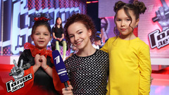 «Грустно, что не увидимся с Ренатой». Алика Карпенко, Анастасия Рогинская. Интервью после дополнительного этапа. Голос.дети-6