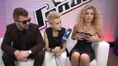 Александра Белякова и Александр Бабенко. Интервью после Поединка. Голос-2