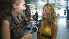 Анастасия Беляева. Интервью после кастинга. Репортер V Александра Барташевич