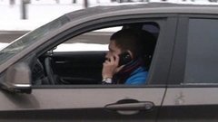 Телефонный разговор за рулем. Доброе утро. Фрагмент выпуска от 25.12.2015