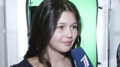 Алина Аракелова. Интервью после Слепого прослушивания. Голос.Дети-2