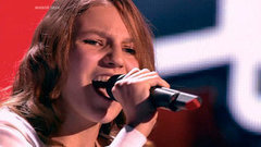 Екатерина Бизина. «History Repeating». Голос.Дети-2. Слепое прослушивание. Фрагмент выпуска от 13.02.2015